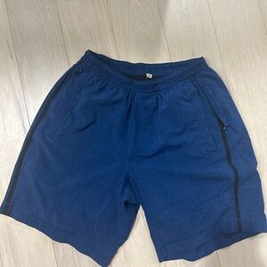 Lululemon Men’s Blue Pace Breaker Shorts Size M Lined Athletic Gym